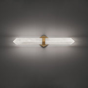 Javelin 28" Bath Vanity Light in Aged Brass