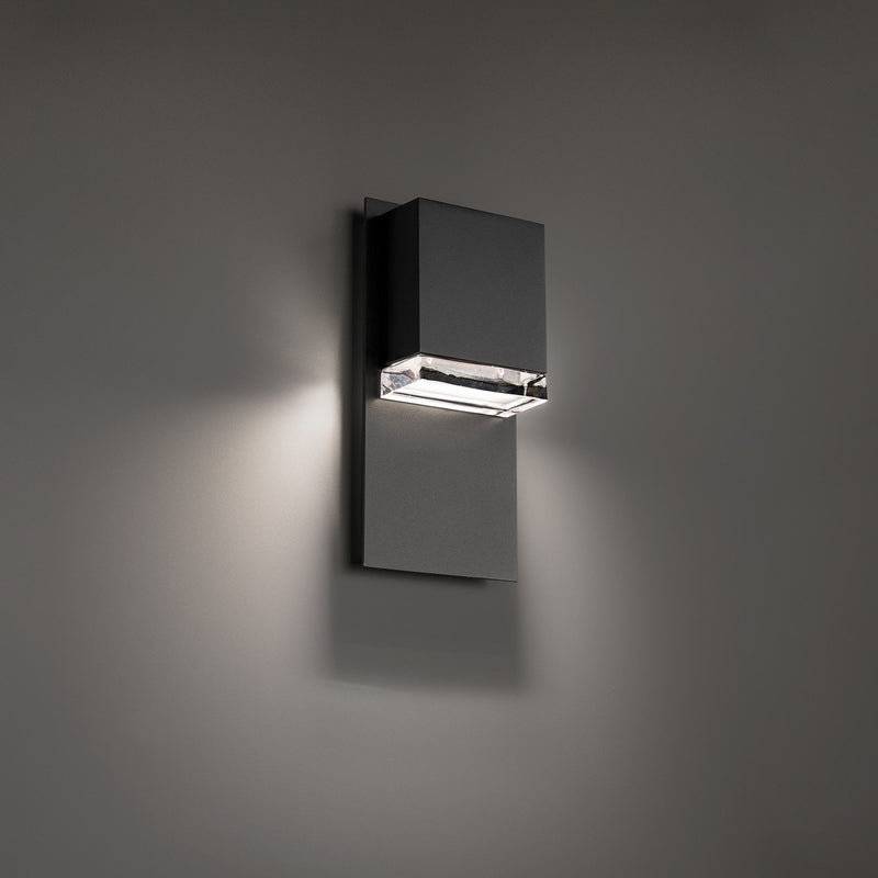 Draped Small Outdoor Wall Sconce in 2700K