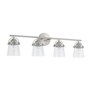 Madison 4-Light Bath Vanity Light in Brushed Nickel