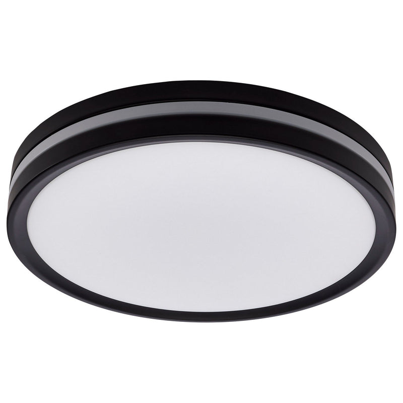 11.42" Low-Profile LED Flush Mount in Matte Black