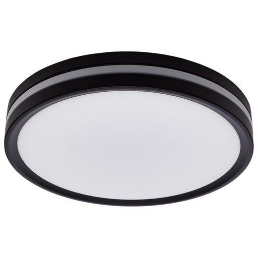 11.42" Low-Profile LED Flush Mount in Matte Black