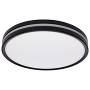 14.37" Low-Profile LED Flush Mount in Matte Black