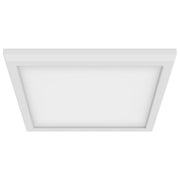 9" Round Edge-Lit LED Flush Mount in White