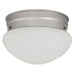 1 Light Flush and Semi-Flush in Matte Nickel