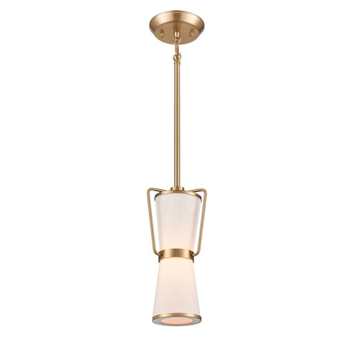 Layla Mini Pendant in Brushed Brass