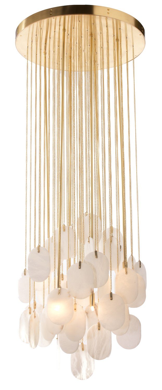 Constaledo 6-Light Pendant in Brass