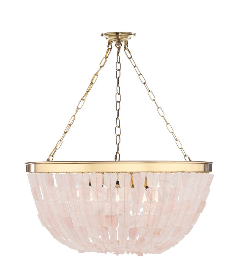 Flotsam 8-Light Pendant in Brass