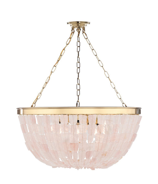 Flotsam 8-Light Pendant in Brass