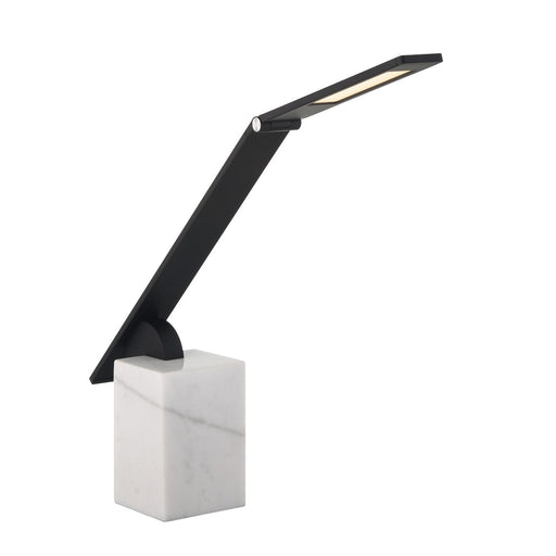 George Kovacs 16.5" LED Boom Arm Desk Lamp in Coal Black