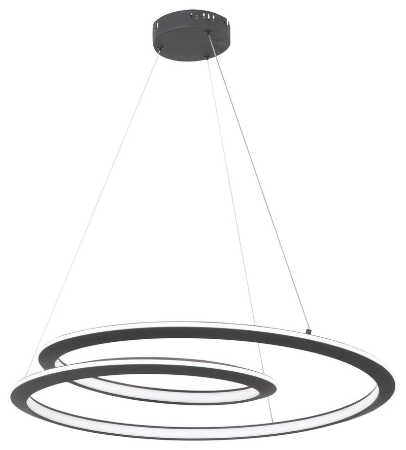 Infinite 28" LED Pendant in Sand Coal Black