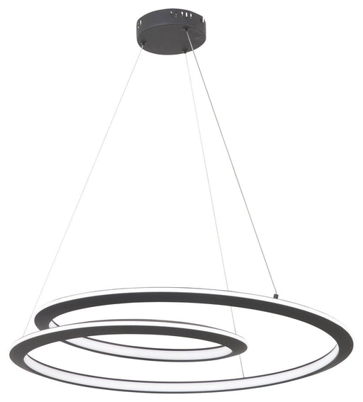 Infinite 28" LED Pendant in Sand Coal Black