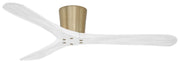 Avtur 60" Outdoor Hugger Ceiling Fan in Soft Brass / Flat White