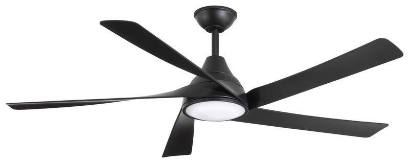 Transonic 56" LED Ceiling Fan in Coal