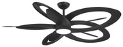 Pinup 60" LED Ceiling Fan in Coal Black