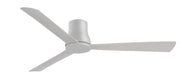 Simple 60" Outdoor Flush Mount Ceiling Fan in Grey