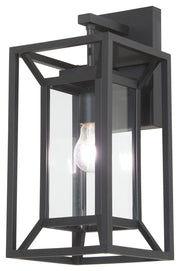 Harbor View Large Outdoor Wall Lantern in Sand Coal