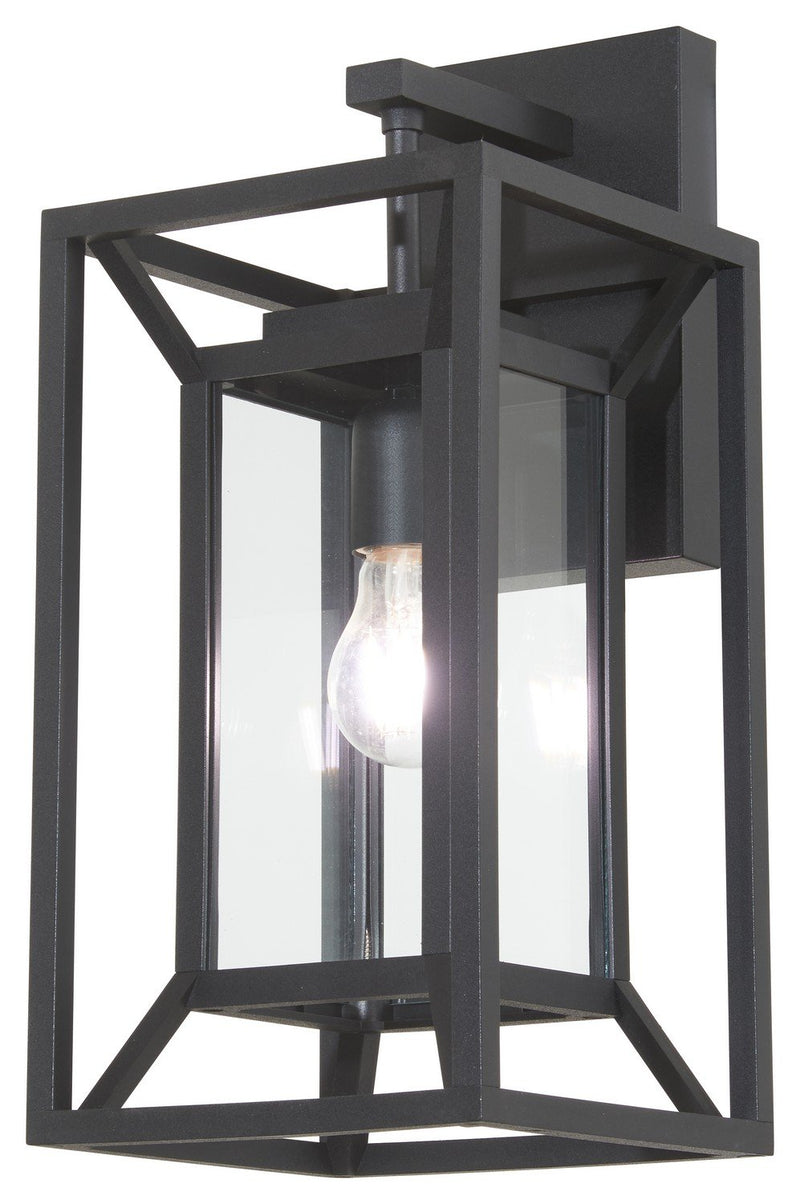 Harbor View Large Outdoor Wall Lantern in Sand Coal