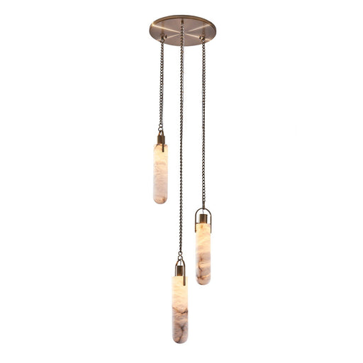 Flint Additions 14" LED Pendant in Winter Brass