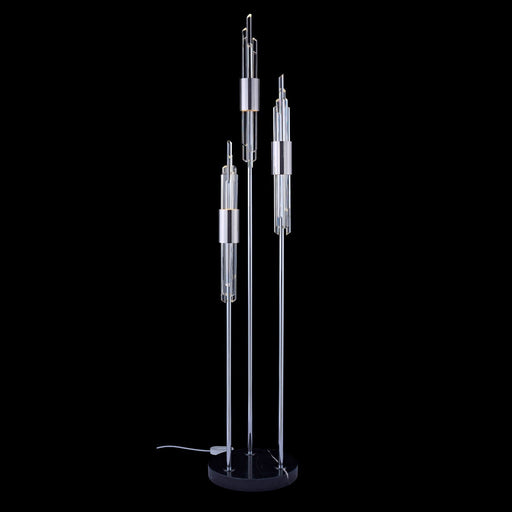 Lucca 14" Floor Lamp in Polished Chrome