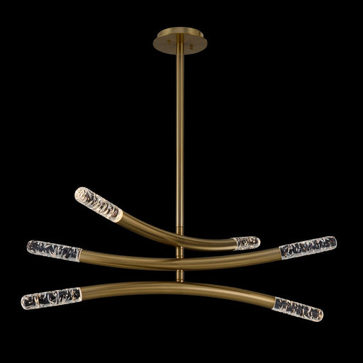 Laga Chandelier in Winter Brass