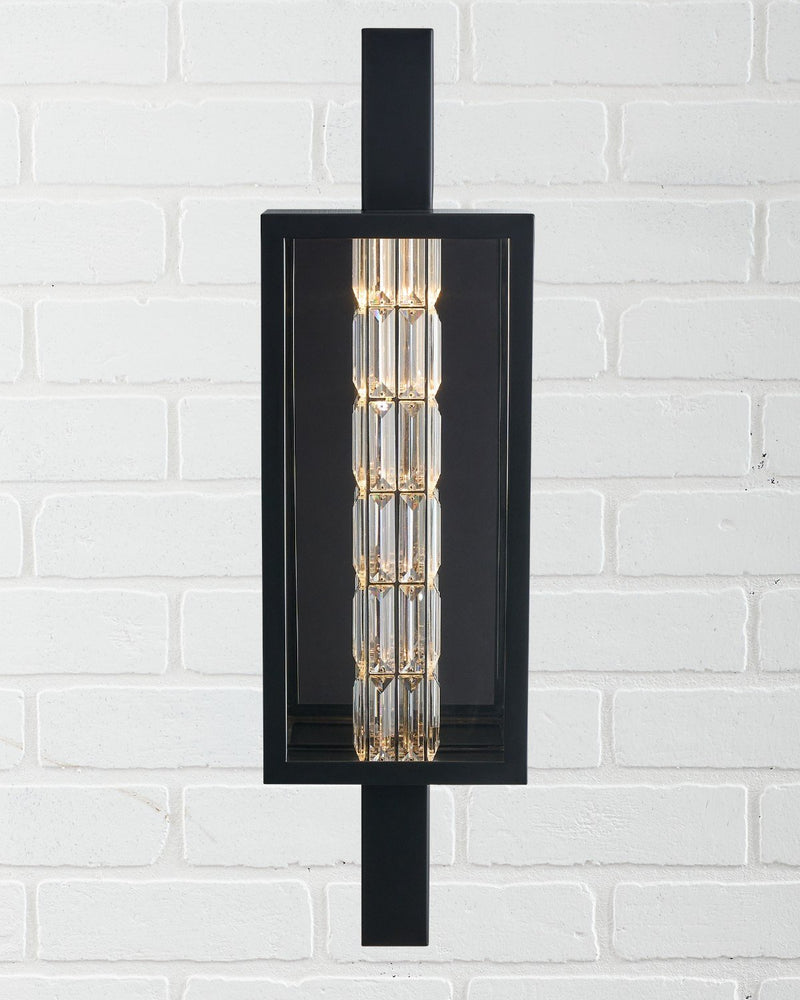 Drita Esterno LED Outdoor Wall Sconce in Matte Black
