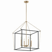 Eisley 4-Light 22.25" Lantern Pendant in Champagne Bronze