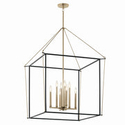 Eisley 8-Light 28.25" Lantern Pendant in Champagne Bronze