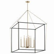 Eisley 8-Light 34.75" Lantern Pendant in Champagne Bronze