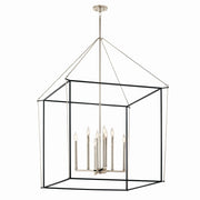 Eisley 8-Light 34.75" Lantern Pendant in Polished Nickel