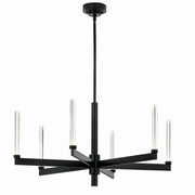 Sycara 6-Light Chandelier in Black