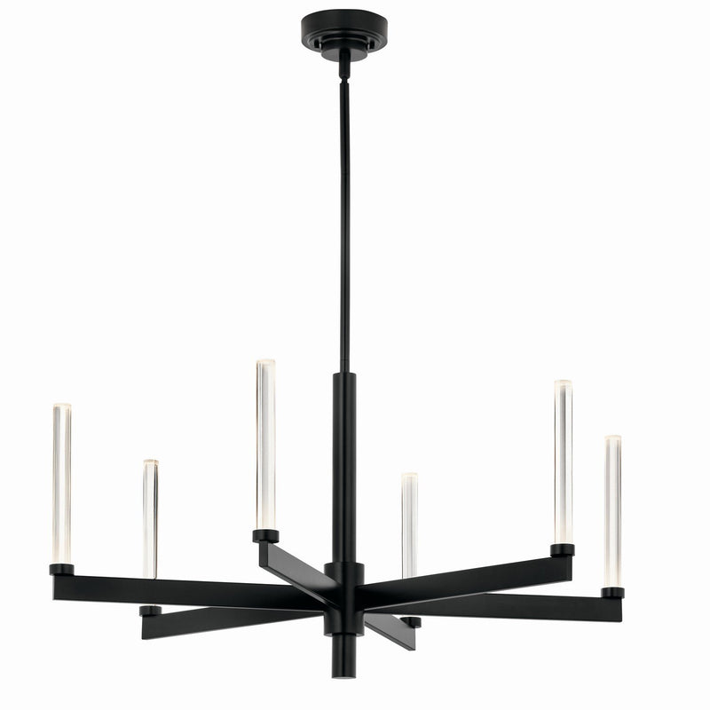 Sycara 6-Light Chandelier in Black