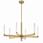 Sycara 6-Light Chandelier in Champagne Bronze