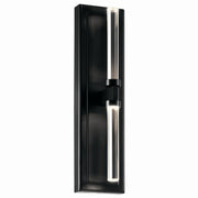 Sycara 2-Light Wall Sconce in Black
