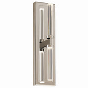 Sycara 2-Light Wall Sconce in Polished Nickel