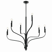 Livadia 6-Light 36" Chandelier in Black