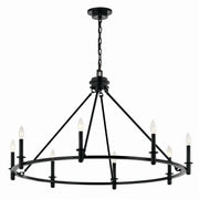 Carrick 8-Light Chandelier in Black