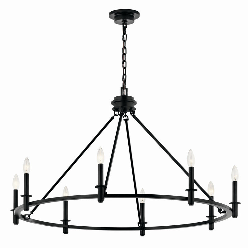 Carrick 8-Light Chandelier in Black
