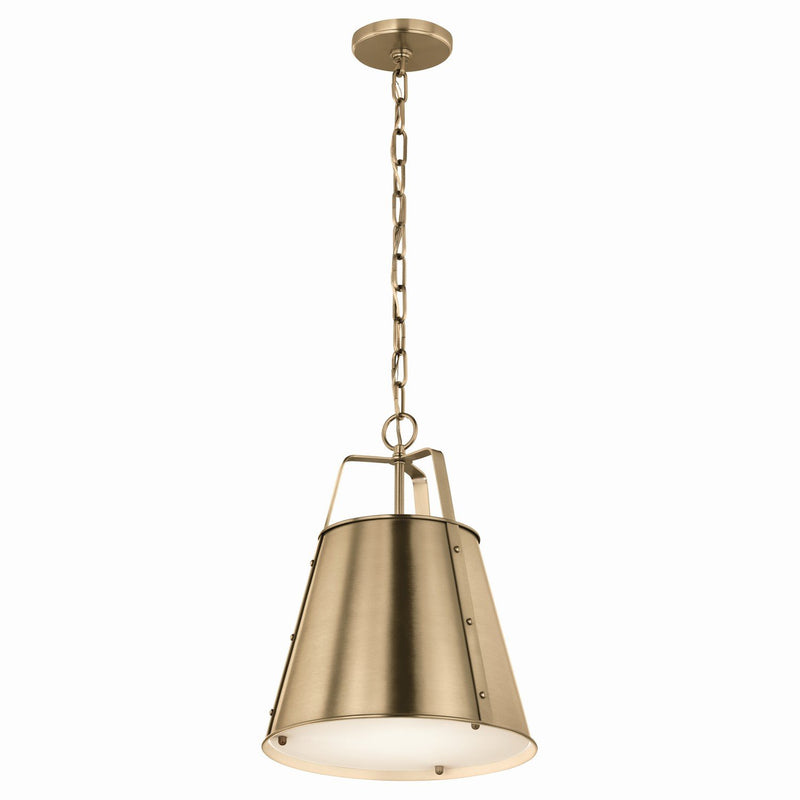 Etcher Pendant in Champagne Bronze