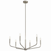 Madden 6-Light 32" Chandelier in Brushed Nickel