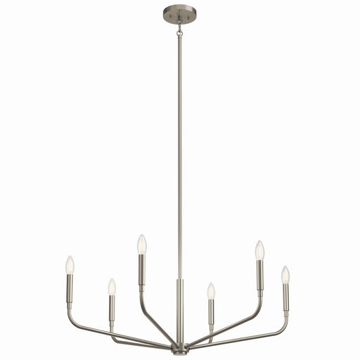 Madden 6-Light 32" Chandelier in Brushed Nickel