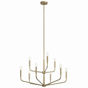 Madden 9-Light Chandelier in Champagne Bronze