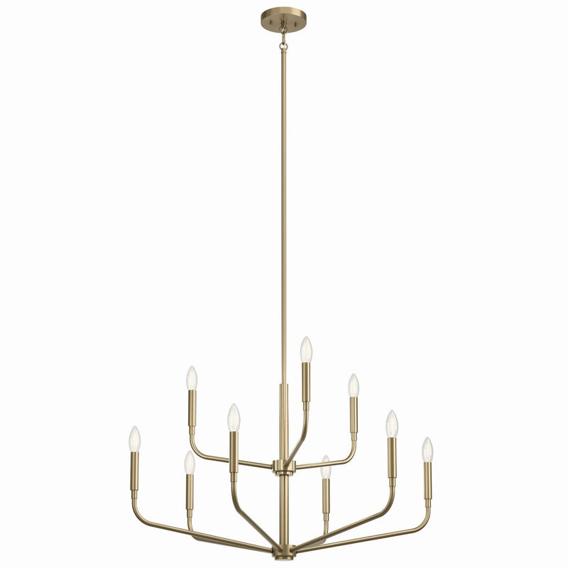 Madden 9-Light Chandelier in Champagne Bronze