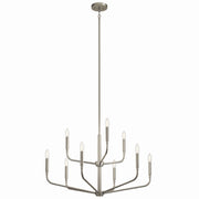 Madden 9-Light Chandelier in Brushed Nickel