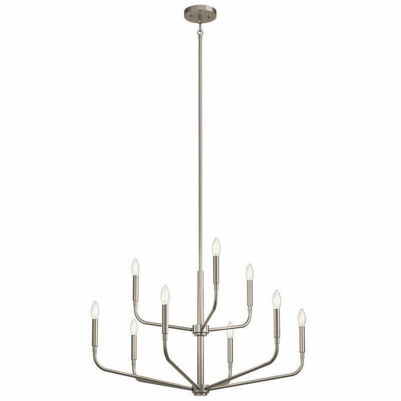 Madden 9-Light Chandelier in Brushed Nickel