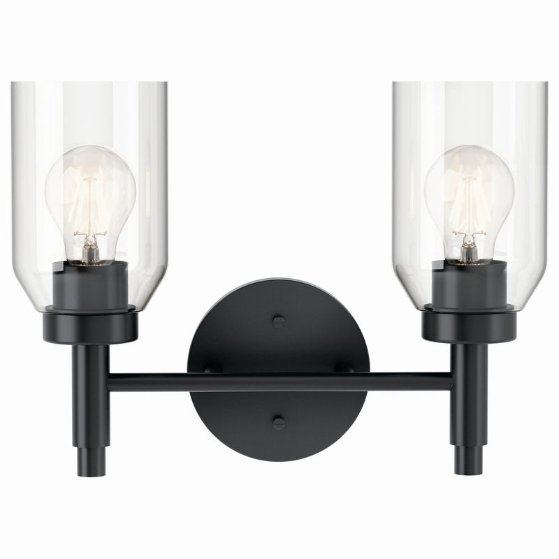 Madden 2-Light Bath Vanity Light in Black