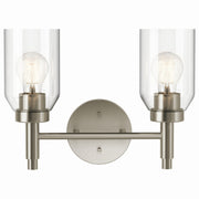 Madden 2-Light Bath Vanity Light in Brushed Nickel