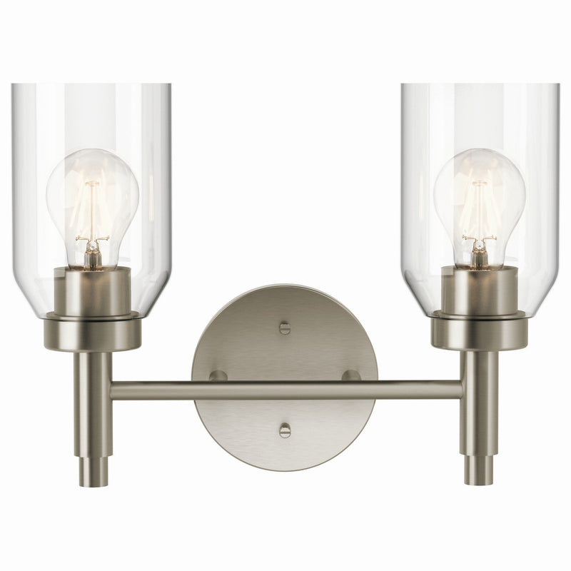 Madden 2-Light Bath Vanity Light in Brushed Nickel