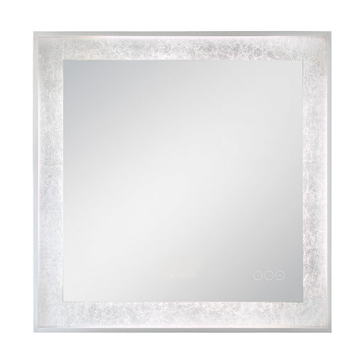 Anya 32" x 32" LED Vanity Mirror 48087 in Anodized Silver