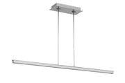 Stagger 48 Linear Pendant in Polished Stainless Steel