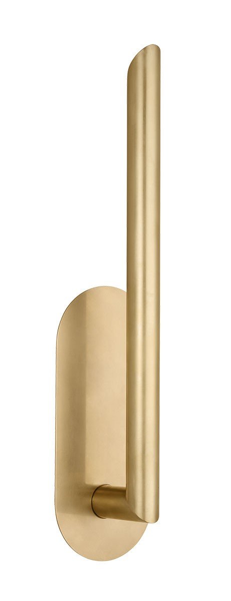Fielle Medium Wall Sconce in Hand Rubbed Antique Brass